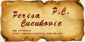 Periša Čučuković vizit kartica